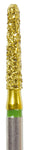 Бор алмазний конус с круглим кінцем укорочений надміцний OkoDent (S856)